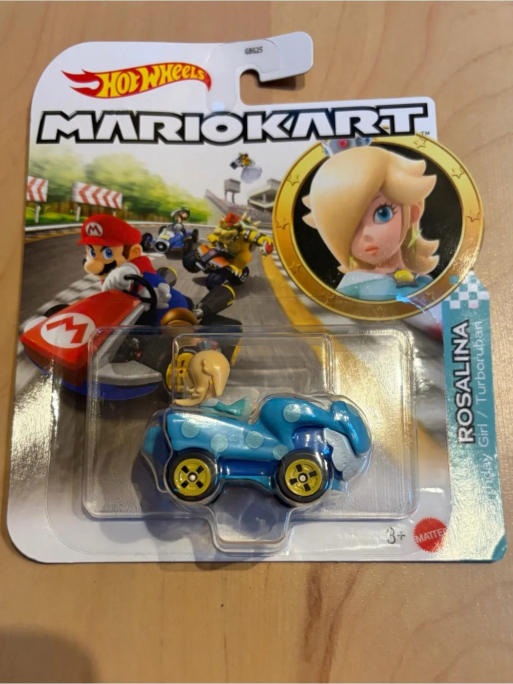 Hot Wheels Mario Kart Rosalina Birthday Girl Car Die Cast HDB32 Sealed